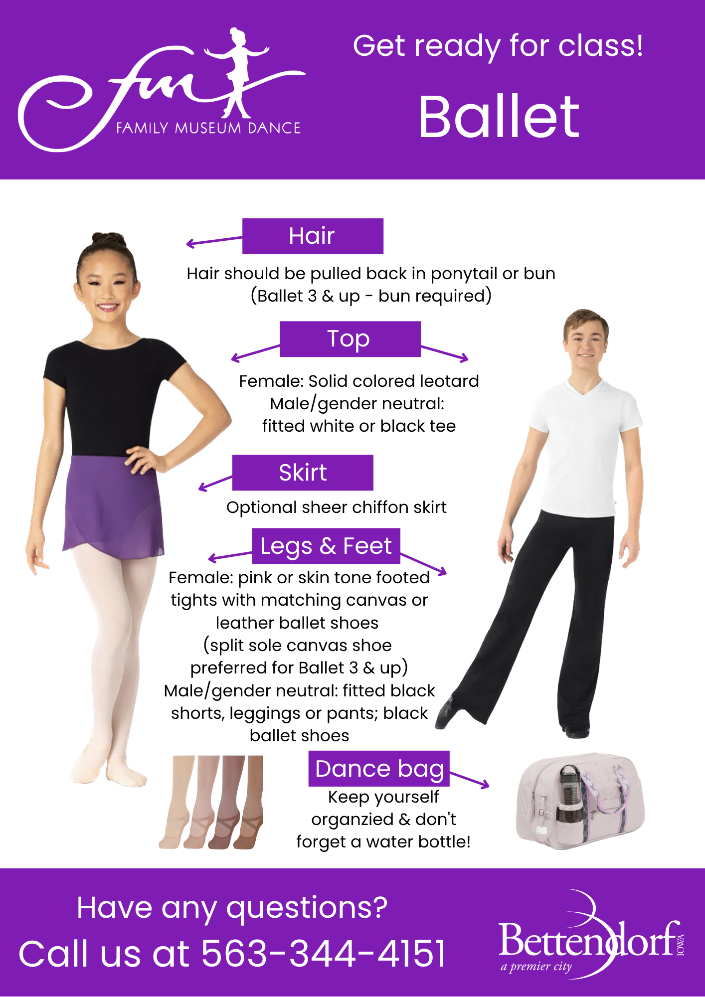 Ballet dress code 2025